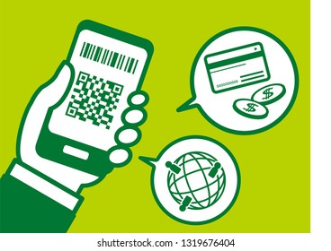 Cashless with smartphone