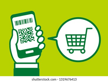 Cashless with smartphone