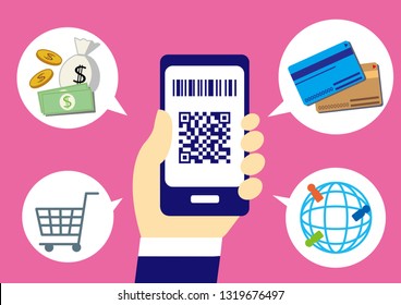 Cashless with smartphone