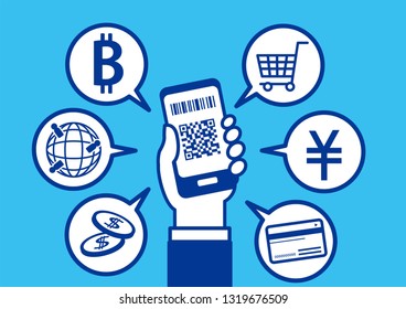 Cashless with smartphone