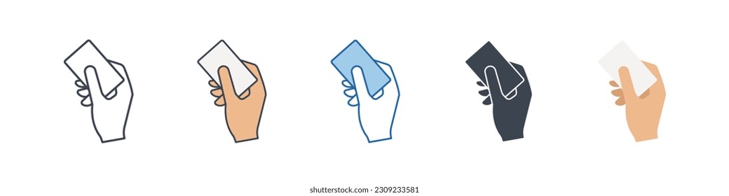 cashless system. Validated Ticket icon symbol template for graphic and web design collection logo vector illustration