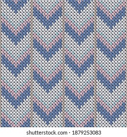 Cashmere downward arrow lines christmas knit geometric vector seamless. Scarf knitwear structure imitation. Classic warm seamless knitted pattern. Cozy textile print design.