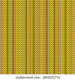 Cashmere vertical stripes knit texture geometric vector seamless. Carpet knitwear fabric print. Classic warm seamless knitted pattern. Christmas spirit backdrop.