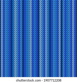 Cashmere vertical stripes knitted texture geometric vector seamless. Fair isle sweater knitting pattern imitation. Fashionable seamless knitted pattern. Repeatable background.