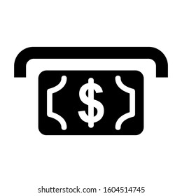 cashout icon isolated sign symbol vector illustration - Collection of high quality black style vector icons
