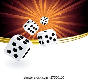 Casino abstract. Vector template.