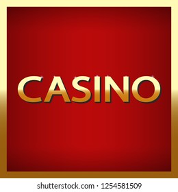 Casino background. Graphic template. Vector illustration.