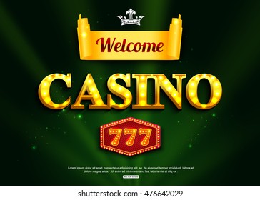 Casino background for poster, billboard, web sites, gambling club. Vector illustration