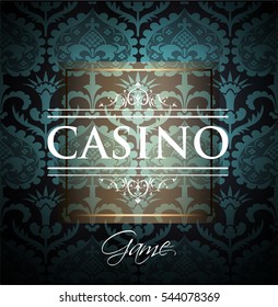 Casino background. Vector EPS 10.