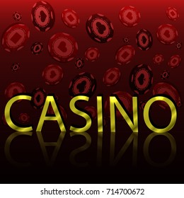 Casino background. Vector illustration.