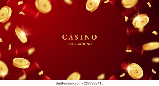 casino background vector illustration for gambling poster banner elegant design