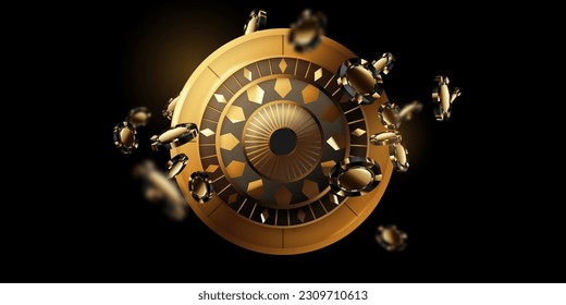 casino background vector illustration for gambling poster banner elegant design