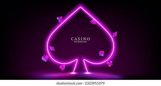 casino background vector illustration for gambling poster banner elegant design