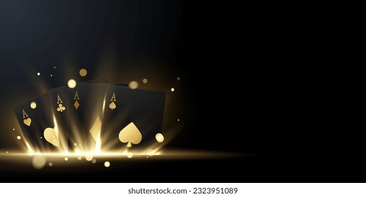 casino background vector illustration for gambling poster banner elegant design