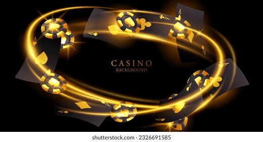 casino background vector illustration for gambling poster banner elegant design