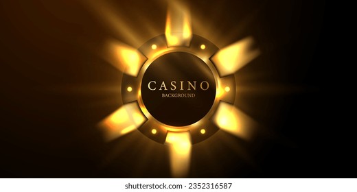 casino background vector illustration for gambling poster banner elegant design