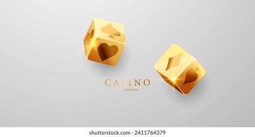 casino background vector illustration for gambling poster banner elegant design