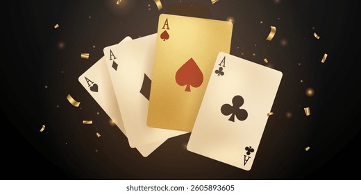 casino background vector illustration for gambling poster banner elegant design