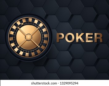 Casino background. Vector Poker illustration. Gambling template. Design with playing cards