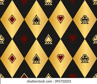 casino background.Casino  design elements vector icons. Casino games