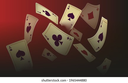 Casino banners. Template for advertising parties, events in Vegas. The concept of winning or gambling. Vector illustration