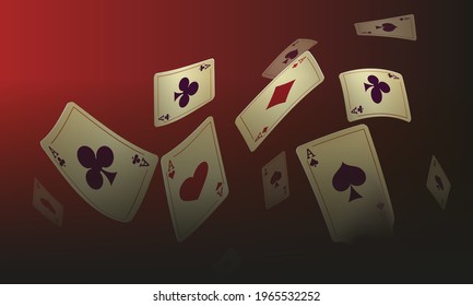 Casino banners. Template for advertising parties, events in Vegas. The concept of winning or gambling. Vector illustration