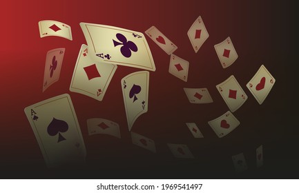 Casino banners. Template for advertising parties, events in Vegas. The concept of winning or gambling. Vector illustration