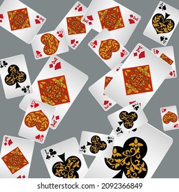 Casino banners. Template for advertising parties, events in Vegas. The concept of winning or gambling. Vector illustration