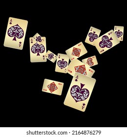 Casino banners. Template for advertising parties, events in Vegas. The concept of winning or gambling. Vector illustration
