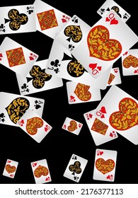 Casino banners. Template for advertising parties, events in Vegas. The concept of winning or gambling. Vector illustration