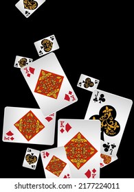 Casino banners. Template for advertising parties, events in Vegas. The concept of winning or gambling. Vector illustration