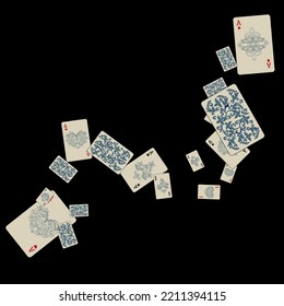 Casino banners. Template for advertising parties, events in Vegas. The concept of winning or gambling. Vector illustration
