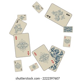 Casino banners. Template for advertising parties, events in Vegas. The concept of winning or gambling. Vector illustration
