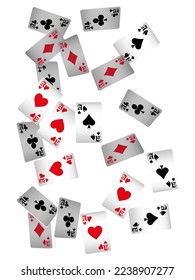 Casino banners. Template for advertising parties, events in Vegas. The concept of winning or gambling. Vector illustration