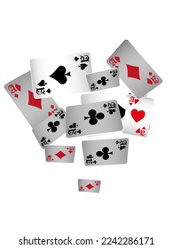 Casino banners. Template for advertising parties, events in Vegas. The concept of winning or gambling. Vector illustration

