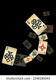 Casino banners. Template for advertising parties, events in Vegas. The concept of winning or gambling. Vector illustration
