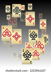Casino banners. Template for advertising parties, events in Vegas. The concept of winning or gambling. Vector illustration
