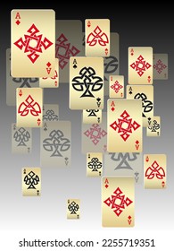 Casino banners. Template for advertising parties, events in Vegas. The concept of winning or gambling. Vector illustration
