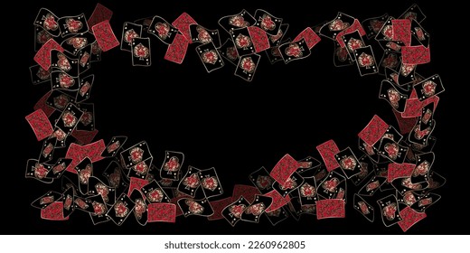 Casino banners. Template for advertising parties, events in Vegas. The concept of winning or gambling. Vector illustration
