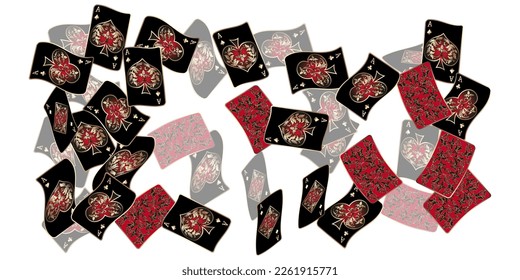 Casino banners. Template for advertising parties, events in Vegas. The concept of winning or gambling. Vector illustration
