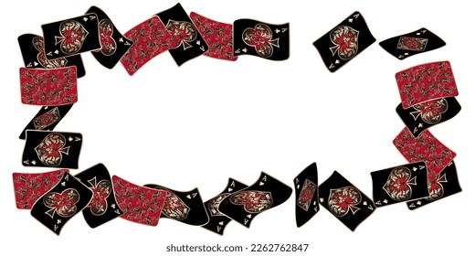 Casino banners. Template for advertising parties, events in Vegas. The concept of winning or gambling. Vector illustration
