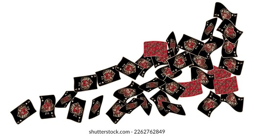 Casino banners. Template for advertising parties, events in Vegas. The concept of winning or gambling. Vector illustration

