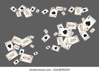 Casino banners. Template for advertising parties, events in Vegas. The concept of winning or gambling. Vector illustration
