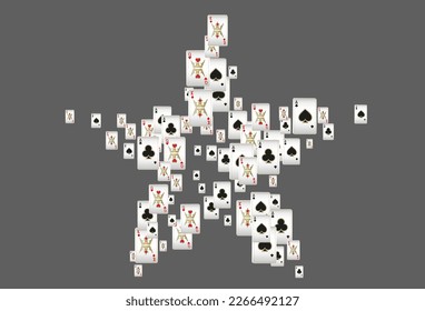 Casino banners. Template for advertising parties, events in Vegas. The concept of winning or gambling. Vector illustration