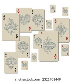 Casino banners. Template for advertising parties, events in Vegas. The concept of winning or gambling. Vector illustration
