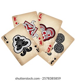 Casino banners. Template for advertising parties, events in Vegas. The concept of winning or gambling. Vector illustration
