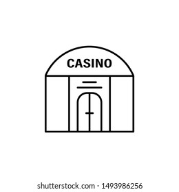 Casino, building icon. Element of casino icon