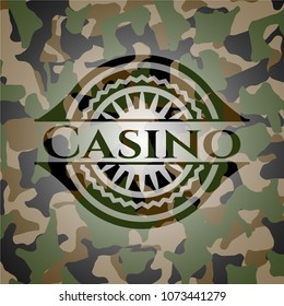  Casino camouflage emblem
