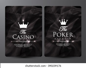 Casino card collection-vintage style-poker-casino-vip