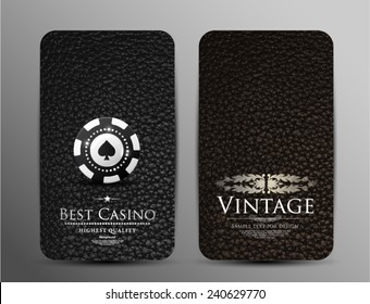 casino card design-vintage-elegant-poker